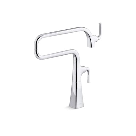 Kohler Graze Deck-Mount Pot Filler Faucet 22067-CP